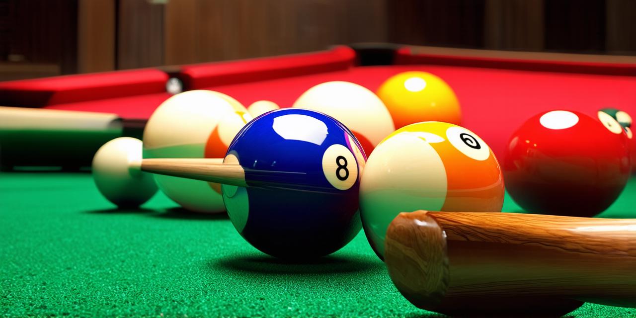 Development of an 8-ball pool game